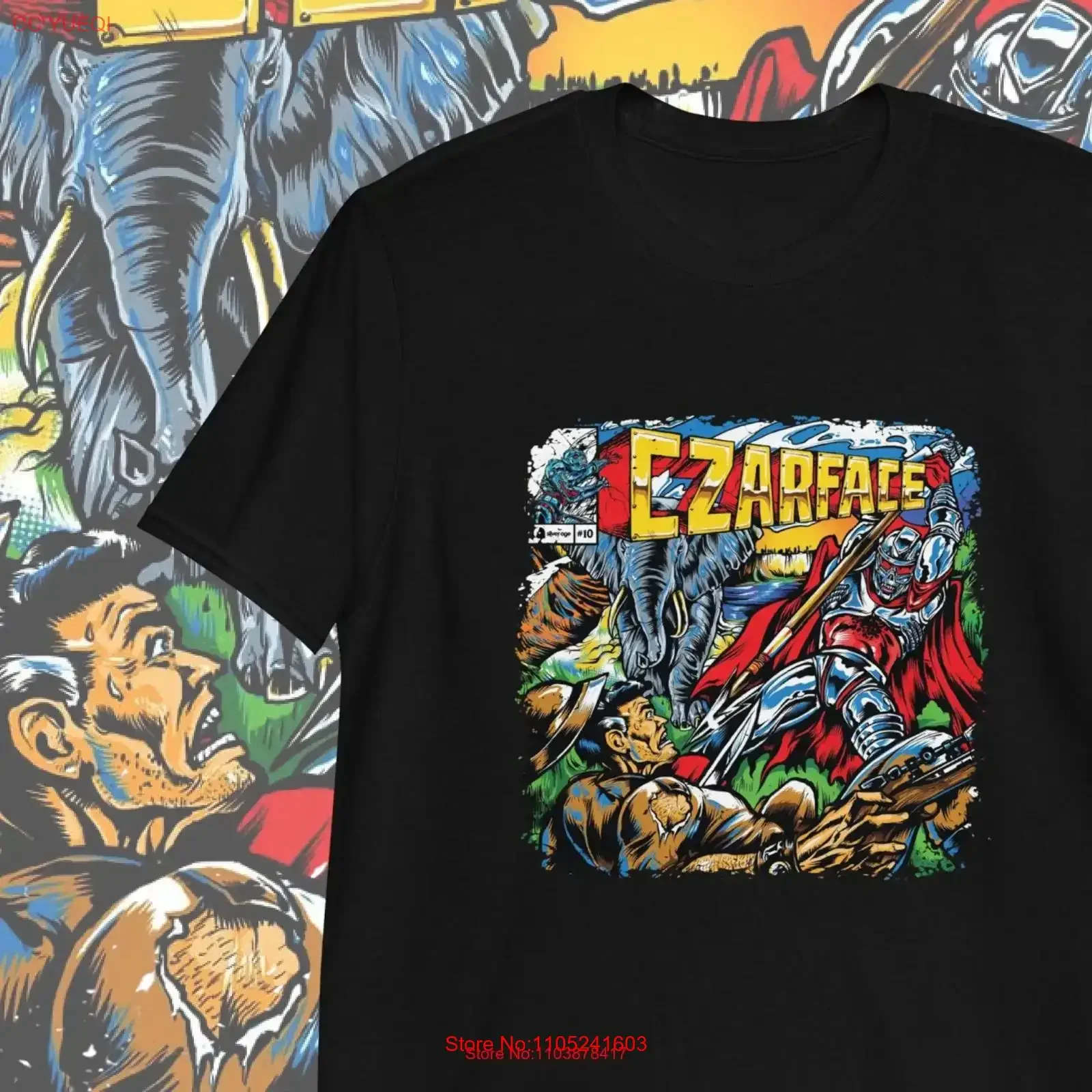 Czarface T Shirt vintage Washed graphic Versatile designer clothes streetwear Slightly Soft Unisex fashion
