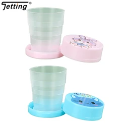 Portable Plastic Retractable Folding Water Bottl Outdoor Travel Telescopic Collapsible Drinking Bottle Folding Water Glass