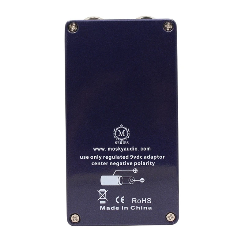 RISE-MOSKY Audio G III BLUE Purple Channel Preamp/Overdrive/Distortion Pedal Guitar Bass Effect Pedal & Four Models With True By