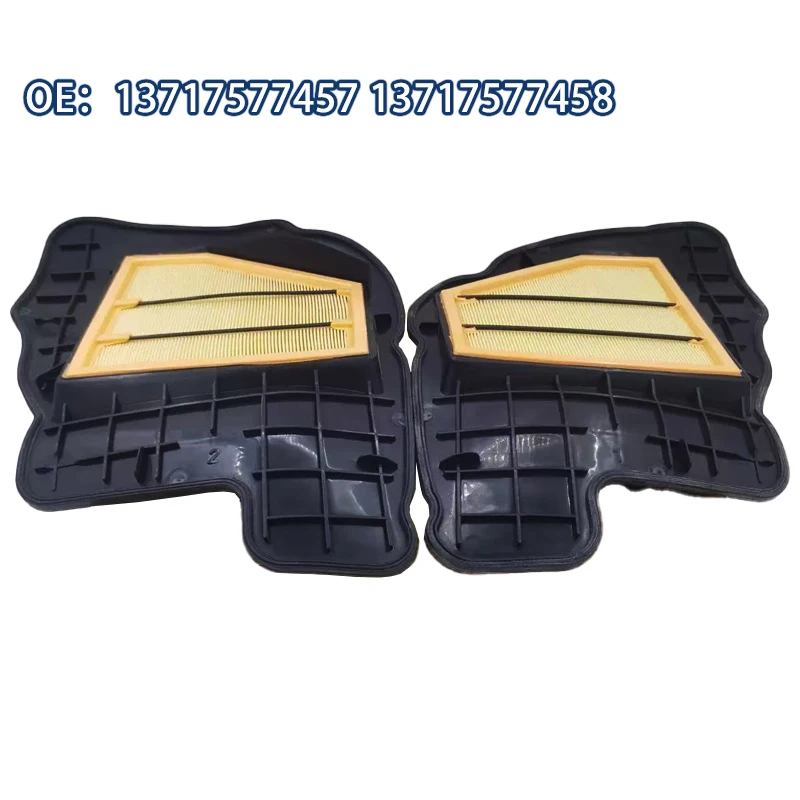 

2PCS High quality Air Filter 13717577458 13717577457 For BMW N63 F07 GT F10 550 F02 750 X5 X6