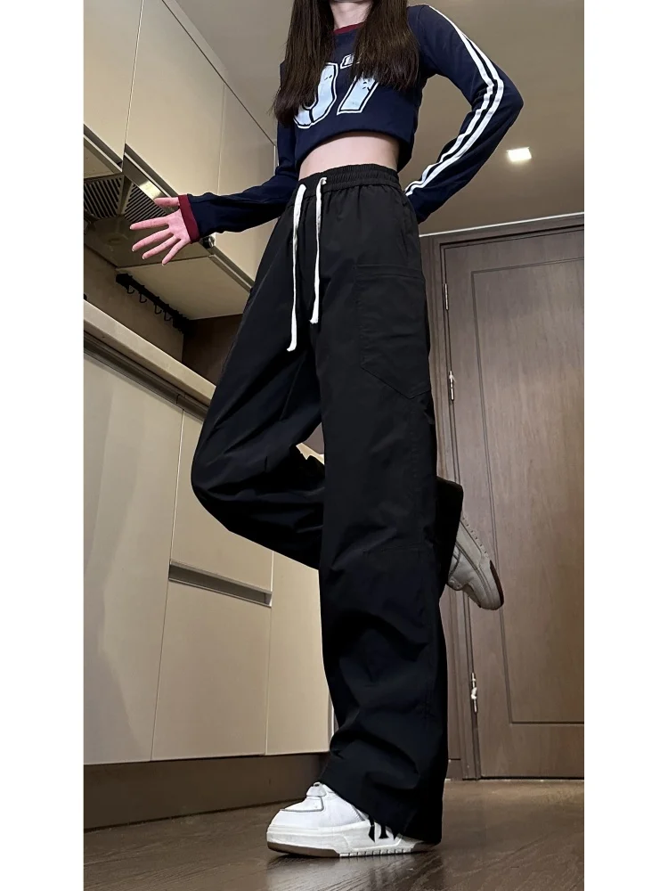 

Cleanfit Men's Windproof Waterproof Functional Cargo Pants Straight Leg Floor-Length High Street American Sle Casual Trousers