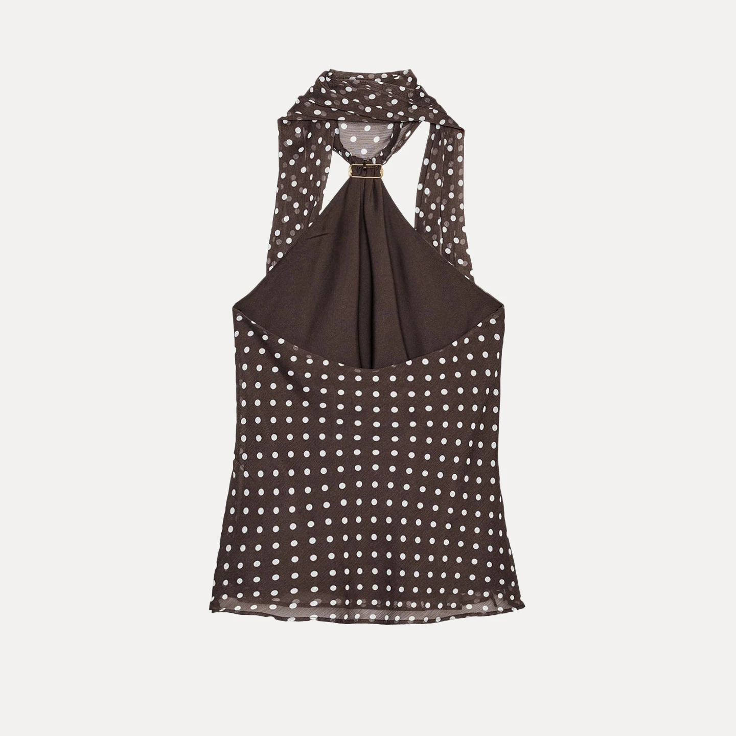 Z 여성용 패션 물방울 무늬 칼라 탑 트렌디 유럽 스타일 아우터웨어 레귤러 길이 슬림 조끼 가을 시즌용