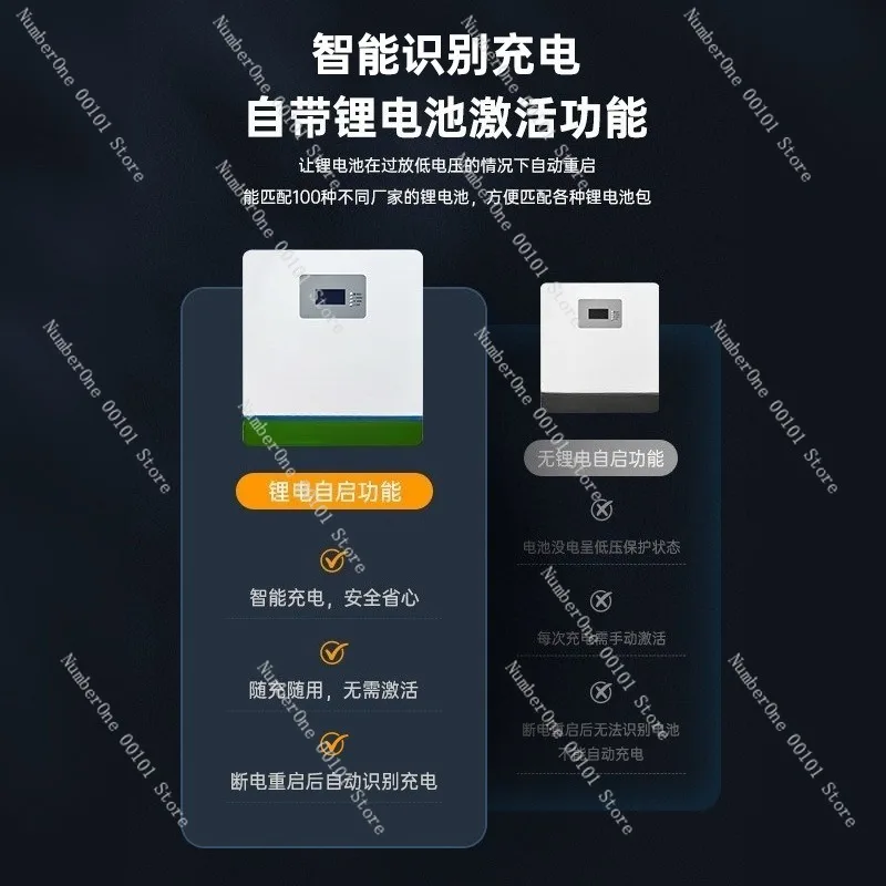 Hybrid Solar Inverter Energy Storage System 3.6KW 6.2KW 11KW Wireless Load CT Smart Solar Power Inverter For Home Off Grid Grid