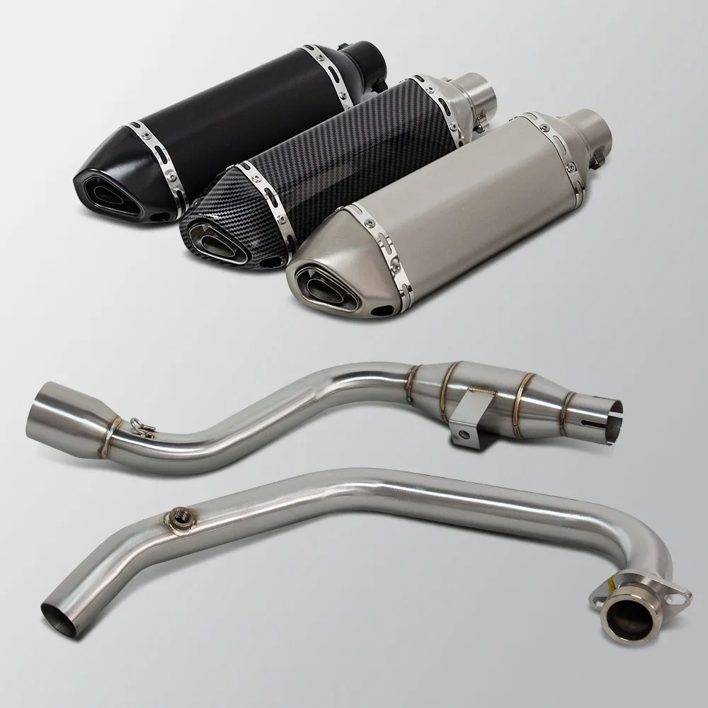 Gixxer Exhaust System For Suzuki Gixxer 150/SF150 GIXXER 155/SF155 Motorcycle Exhausts Pipe Kit Sport Motorbike Manifold Muffler