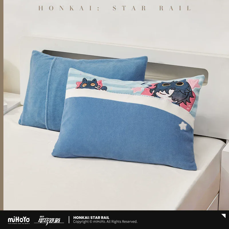Official Honkai Star Rail Gaming Merchandise Cartoon Characters Cosplay Men s Dormitory Chibi Home Series Pillowcase