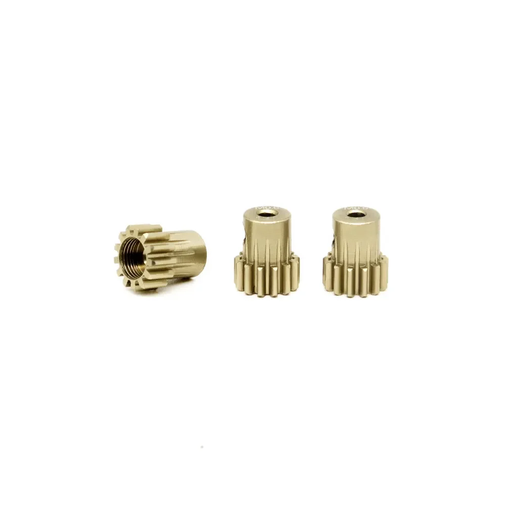 M0.5 Aluminum Pinion Gear 13T-26T 16T 18T 20T 24T 0.5M 2mm Shaft for 1/28 1/24 RC Mini Car 2WD Buggy Metal Gear Motor Parts Toy