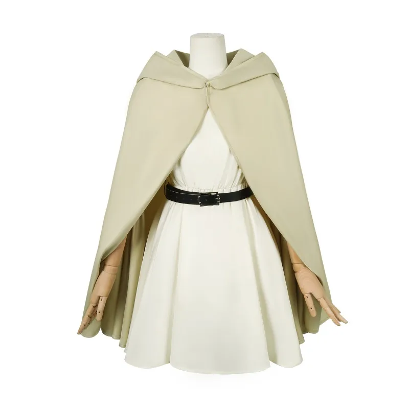 Anime Frieren Beyond Journey End Cosplay  Frieren's Magic Training Robe with Elven Ear for Women  Carnival Party