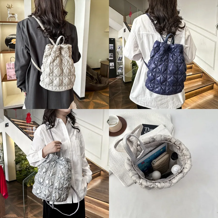 

【Новый стиль】Новая женская сумка CAHMLO из Южной Кореи, модная повседневная универсальная сумка через плечо с ромбовидным узором, персонализированная.