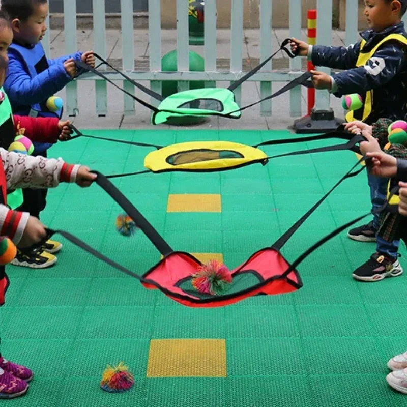 Double Toss Trampoline Spel Speeltuin Stuiterende Bal Kleuterschool Twee Speler Interactief Toss en Catch Ball Game Ouder-kind Speelgoed