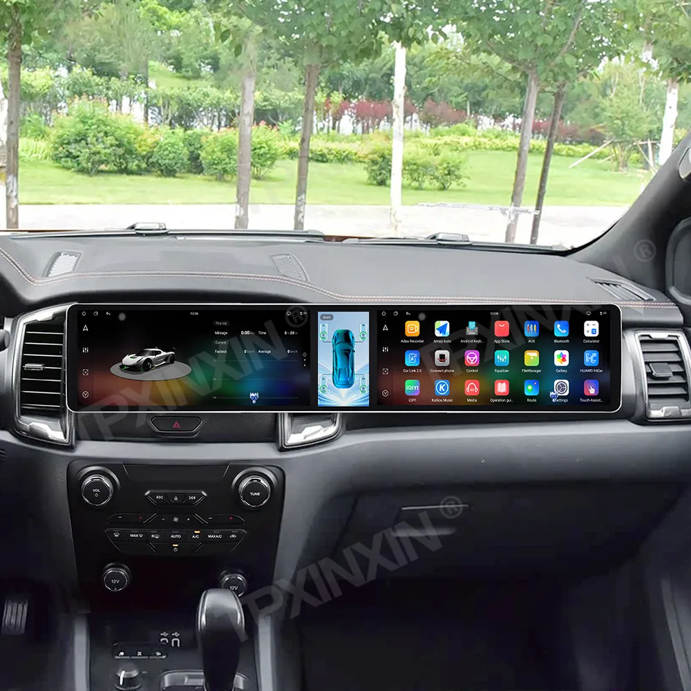 Car Accessories Radio For Ford Ranger 2016–2022 Android Auto GPS Navigation Multimedia Stereo Receiver Head Unit Offline Maps