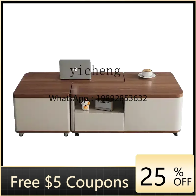 

XLL mobile coffee table living room household small apartment modern simple side few multi-function accompanying