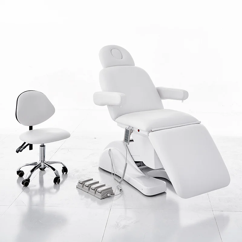 

4 Motors Electric Cosmetic Beauty Salon Spa Facial Dermatology Aesthetic Dermatology Chair Table De Massage
