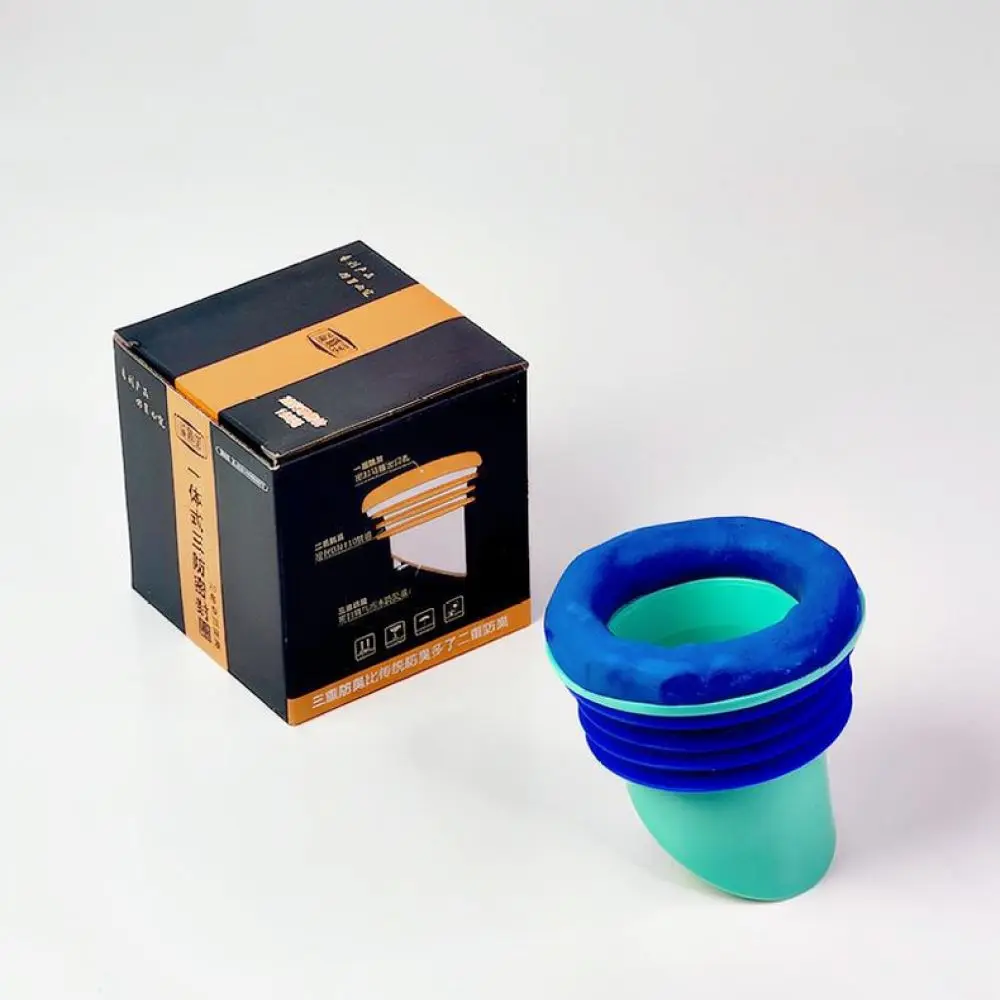 Universal Toilet Flange Seal Gasket Anti Odor Ring For Bathroom Sewer Pipe Thickened Fitting For Smart Commode