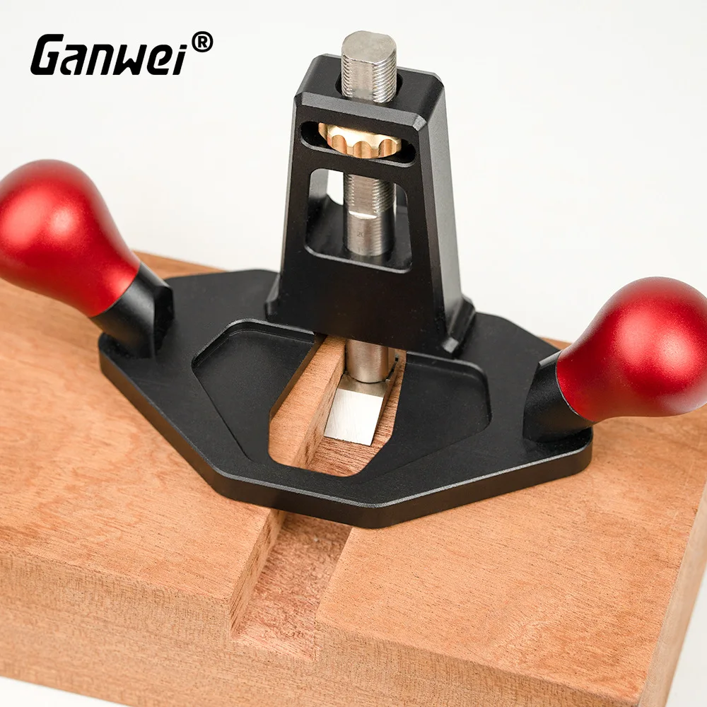 Woodworking bottom plane  tenon shoulder right angle  European ebony , groove