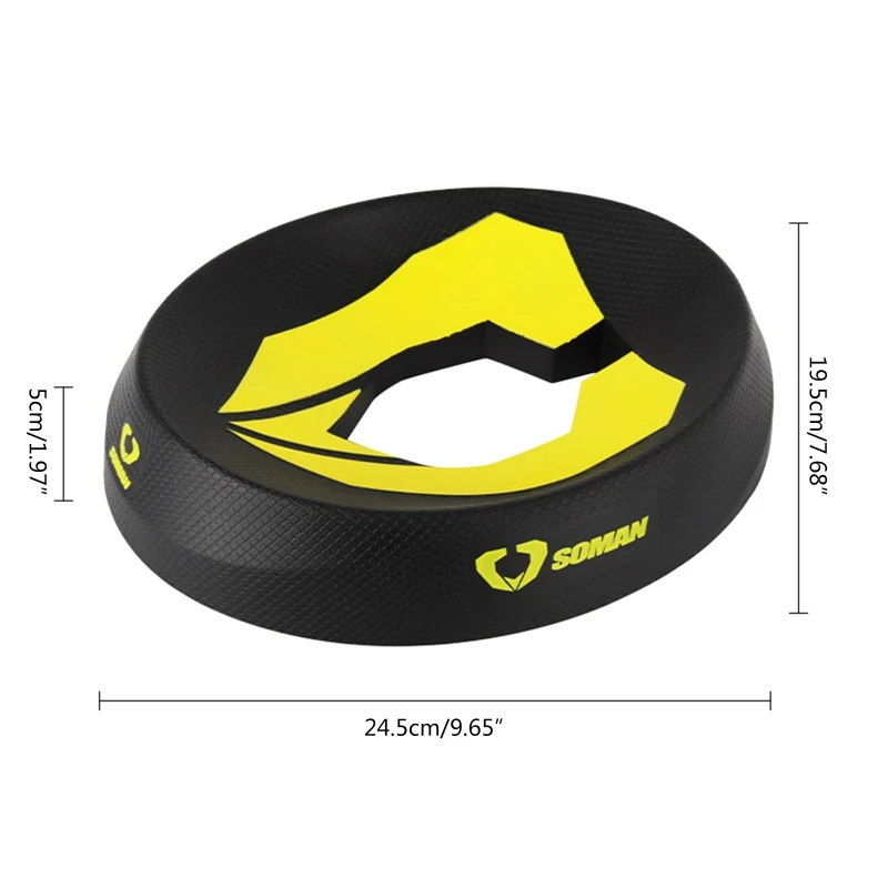 BF88 Supporto per espositore per casco da bicicletta, supporto per casco, anello a ciambella