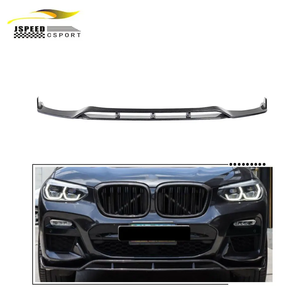 

Suitable for BMW X3 M-TECH M40I Sport Utility vehicle 4-door 2018-2020 Carbon fiber front bumper lip