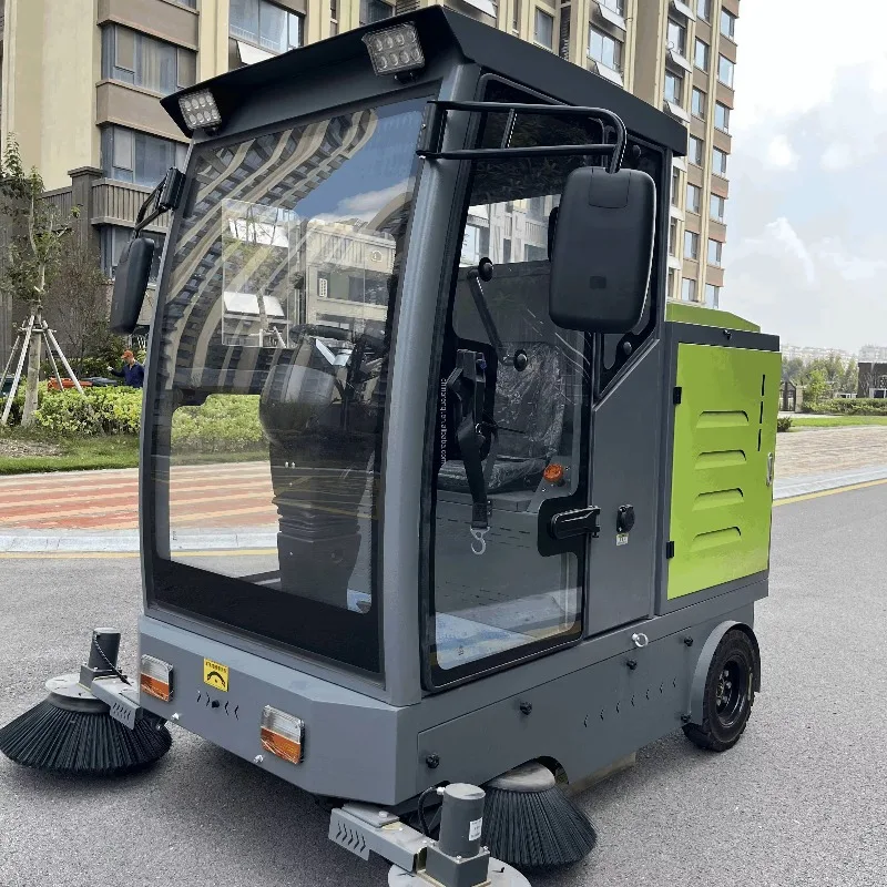 YG Customized New Electric Self-Propelled High Pressure Ride-On Industrial Floor Sweeper 2m Cleaning Width