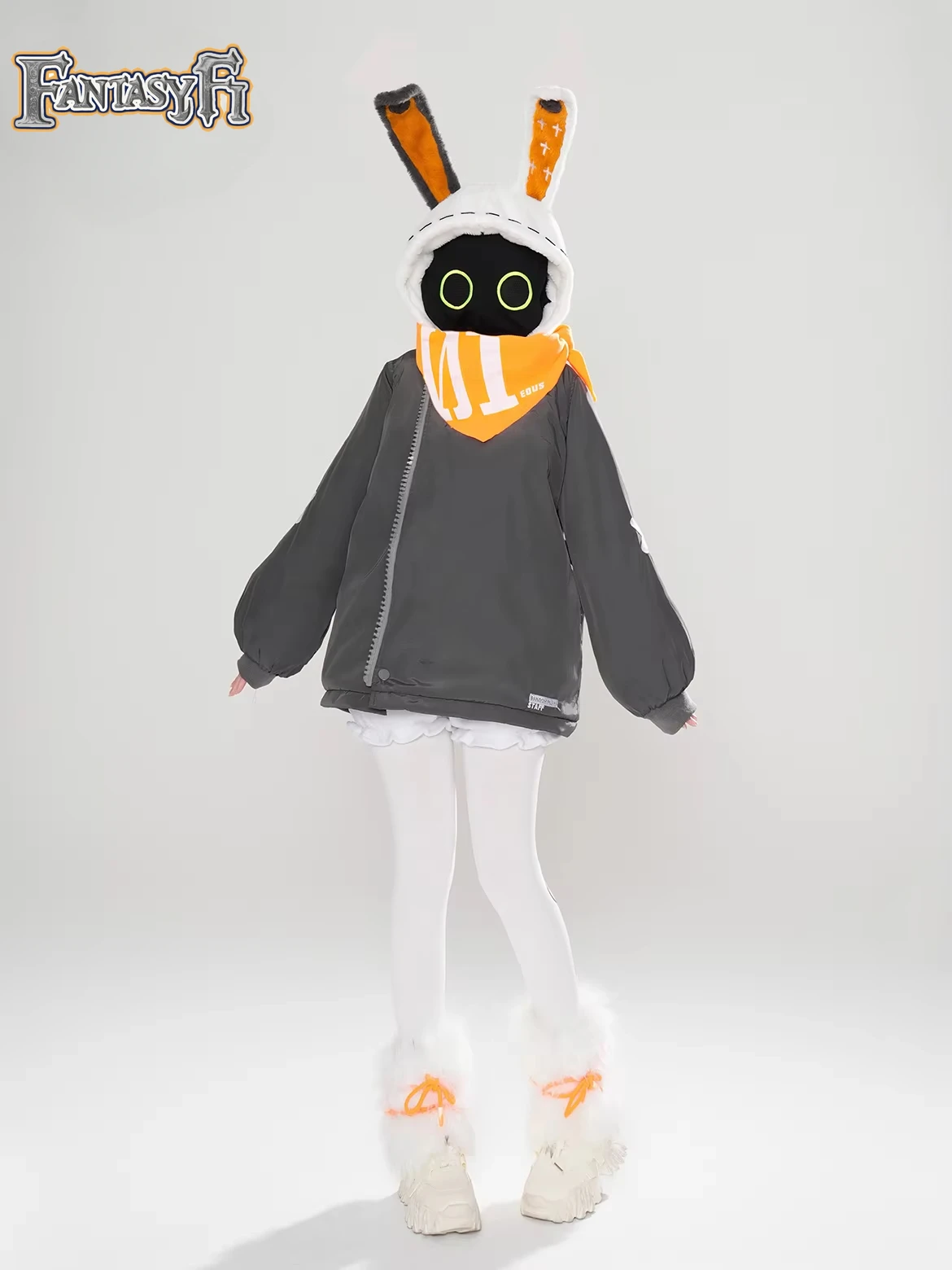 لعبة Zenless منطقة صفر تأثيري لطيف ZZZ Eous تأثيري حلي الشتاء مبطن معطف Eous معطف كبير مروحة Eous الزي ل Hallowmas