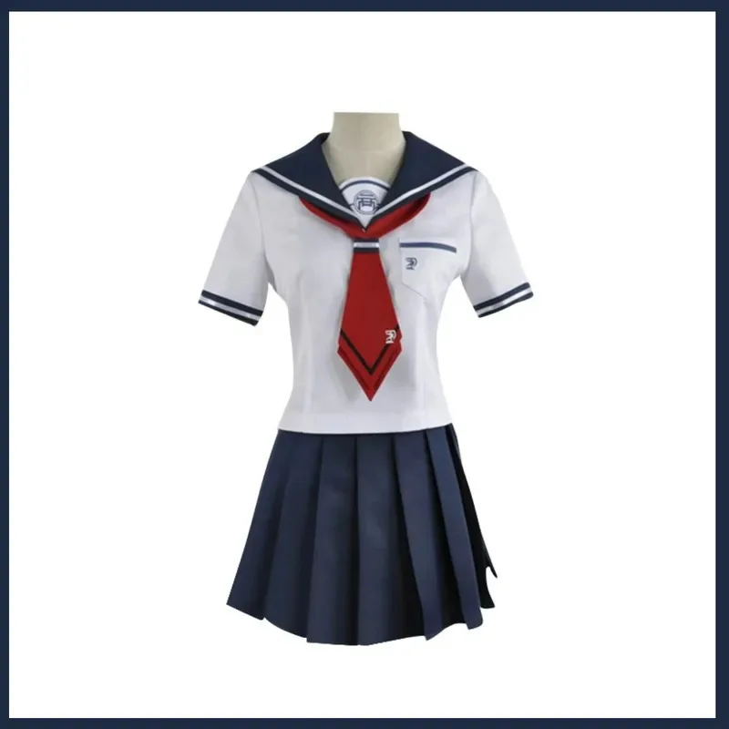 Juego Naegi Komaru disfraz de Cosplay japonés JK uniforme escolar falda camisa de manga corta mujer adulta Kawaii Campus S8;c'4,t;6.j'2;