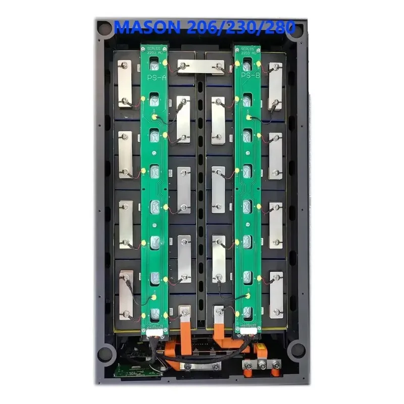 2025Off-grid Solar System Box Load Power 5KW 10KW 15KW 48v 200AH 300AH Lifepo4 Battery Seplos Mason 280 BMS BOX DIY Kit view 4