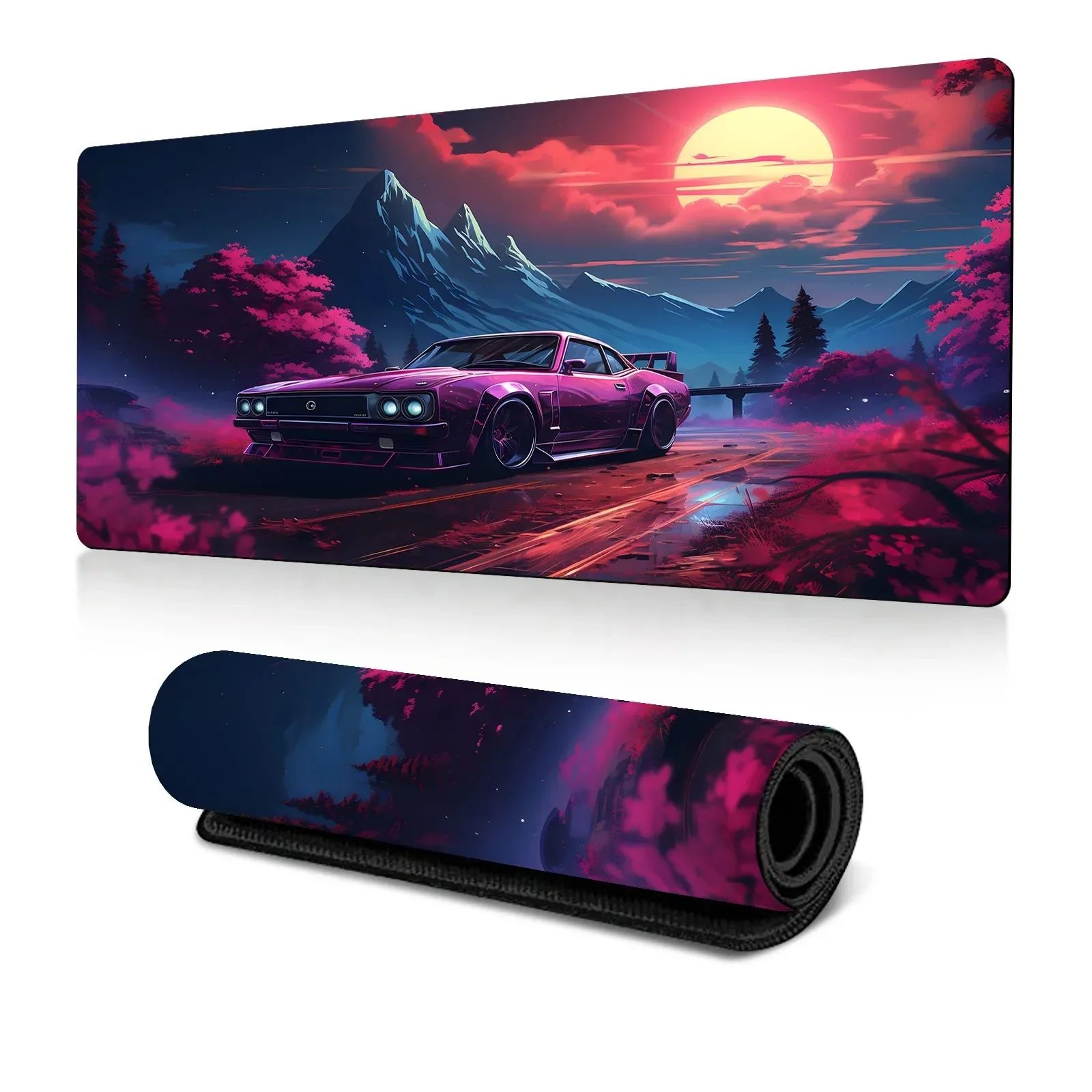 Cool Car Large Gaming Mouse Pad XXL Gamer Keyboard Mousepad New HD Office Desk Mat 900x400 Anti-Slip Rubber Washable Table Mats
