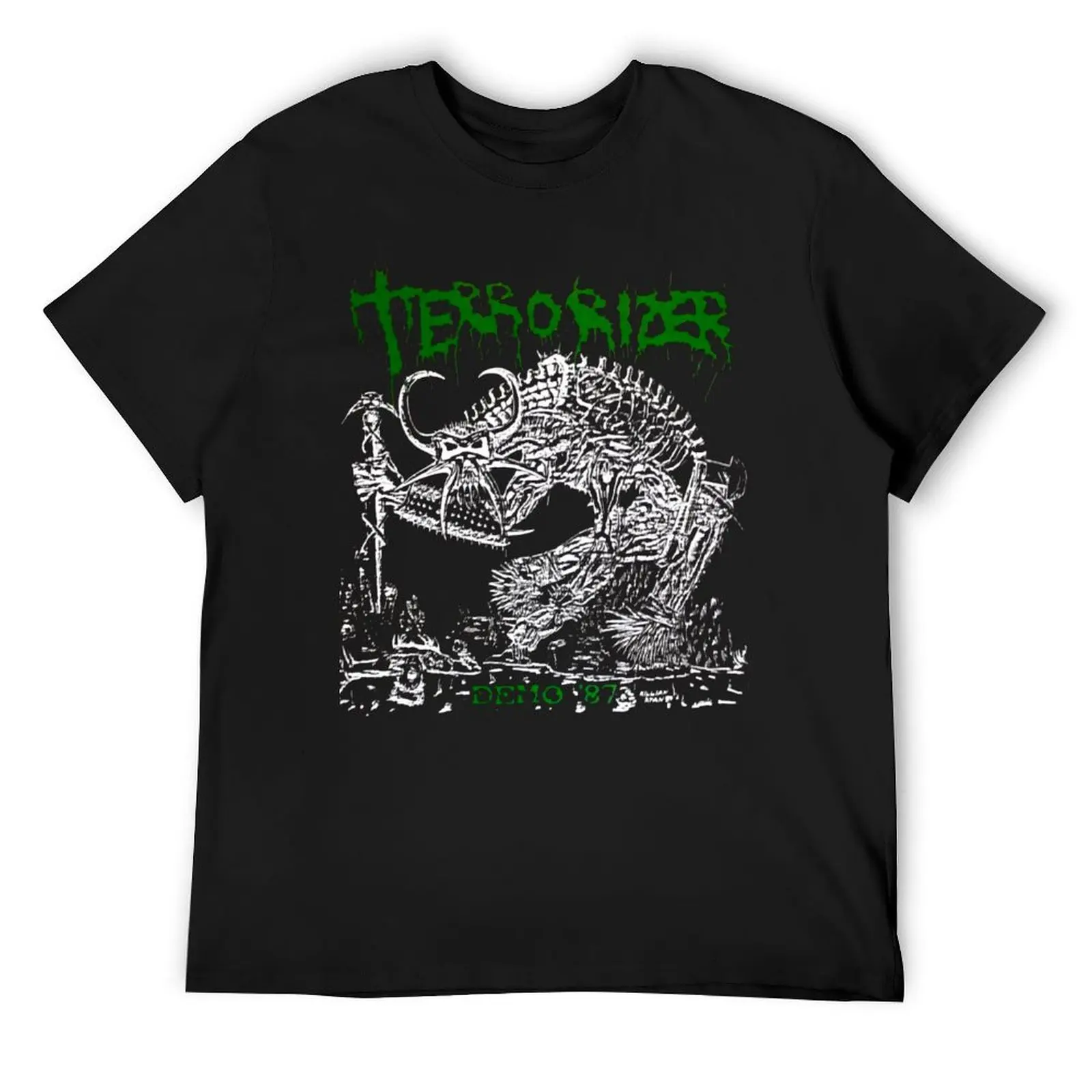 TERRORIZER T-Shirt anime t shirts customs oversized t shirt plus size tops luxury clothes men