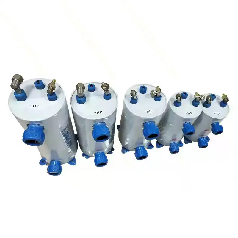 1pc 1-5HP Titanium Heat Exchanger Titanium Tube Evaporator Water Chiller Accessory for Aquarium Fish Pond Seafood Farming