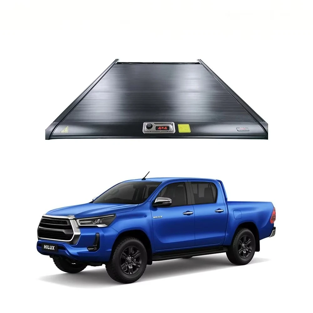 

Электрическая роллетная крышка кузова (тент) для Toyota Hilux Revo, алюминиевая, на заказ