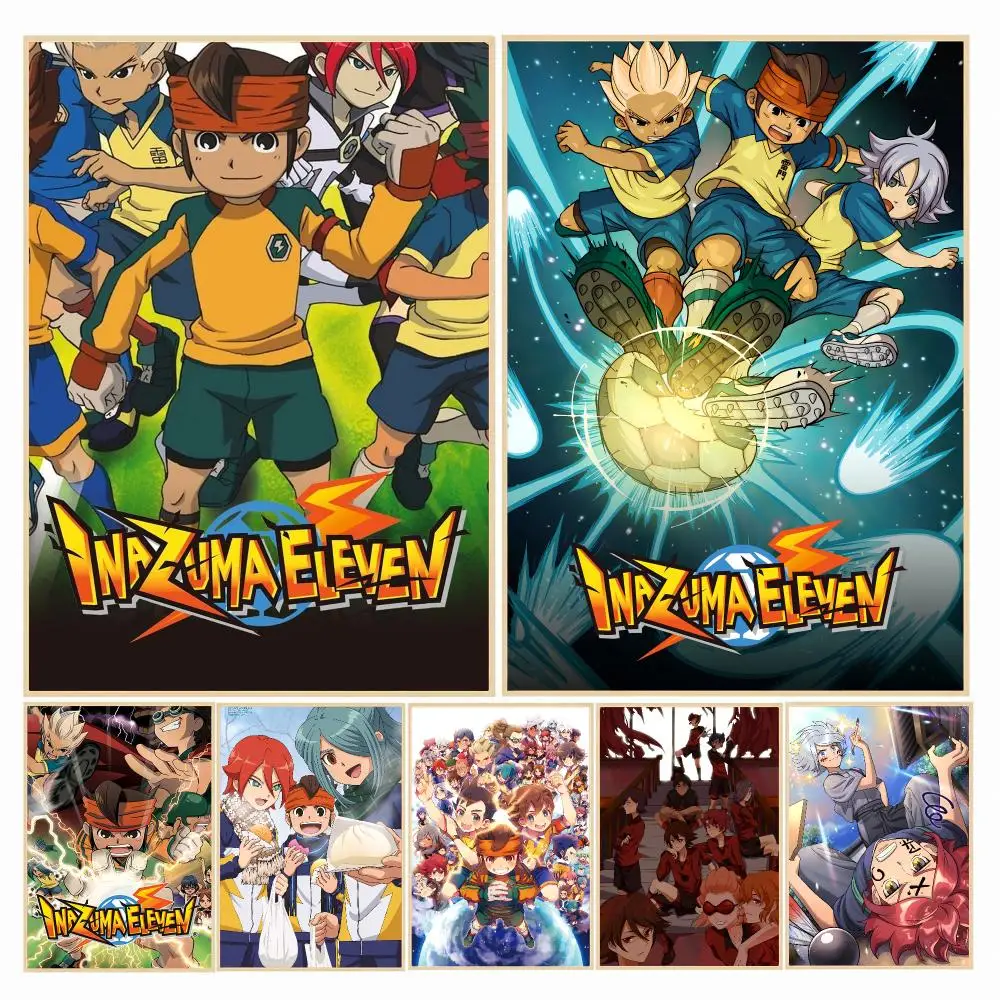 anime I-Inazuma Eleven-N Poster Decorative Wall Art Sticker for Cafe Office Bedroom and Living Room