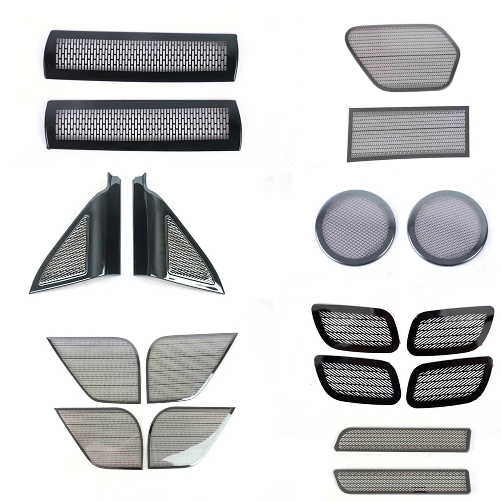 Altavoz de cuatro puertas de acero inoxidable para coche, bocina de Audio, cubierta triangular interior delantera para Geely Galaxy Starship 7 EM-i 2025, bocina delantera para maletero