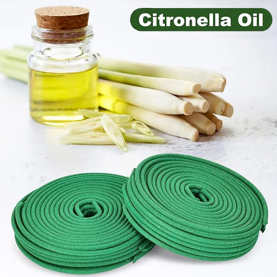 48 Scented Candles with Holder - Natural Lemongrass Fragrance, Suitable for Outdoor Use, by the Pool, in the Garden, on the Porch, on the Deck, for Camping and Hiking