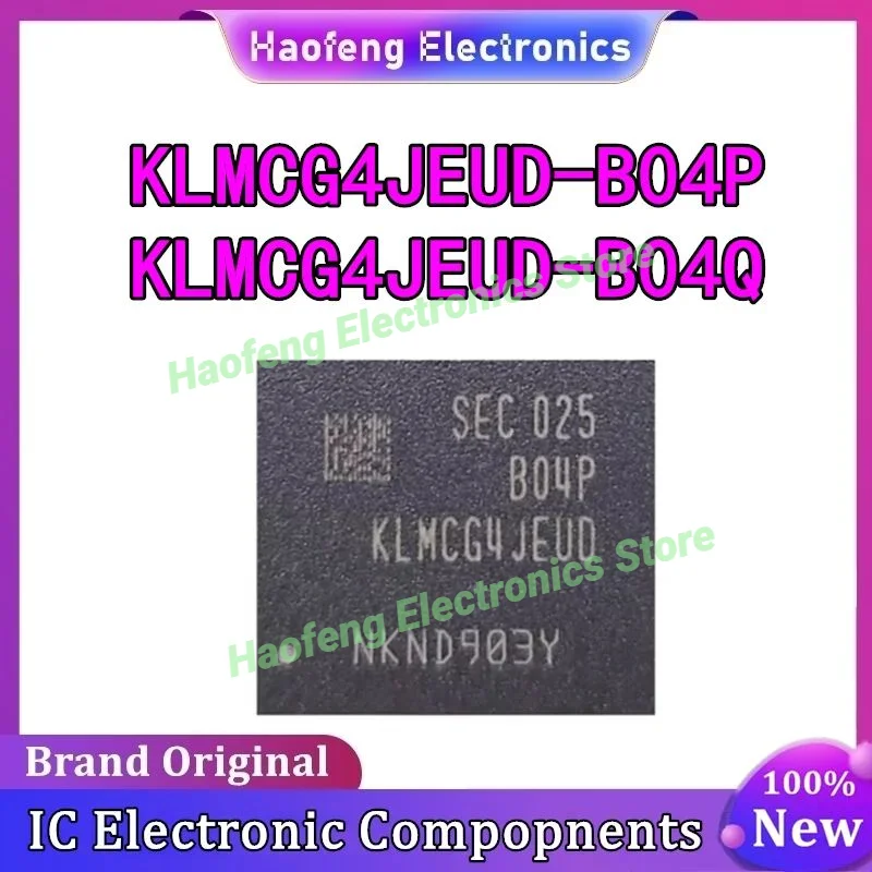 

KLMCG4JEUD-B04P KLMCG4JEUD-B04Q BGA 64 ГБ Новый оригинал на складе
