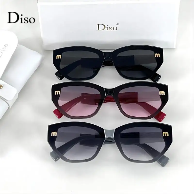 2026 New Letter Cat Eye Sunglasses Internet Celebrity Ins Same Retro Sun Glasses Women's Trendy Shades UV400 Protection Eyewear - view 5
