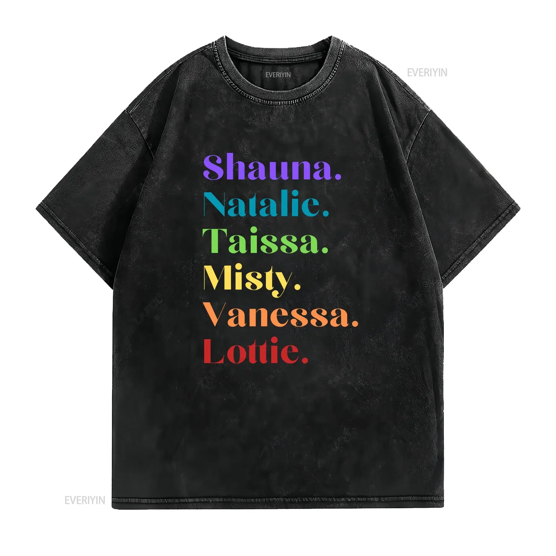 YellowJackets T Shirt Shauna Natalie Taissa Vanessa Misty Lottie Wilderness Dad s Mom vintage Washed Versatile