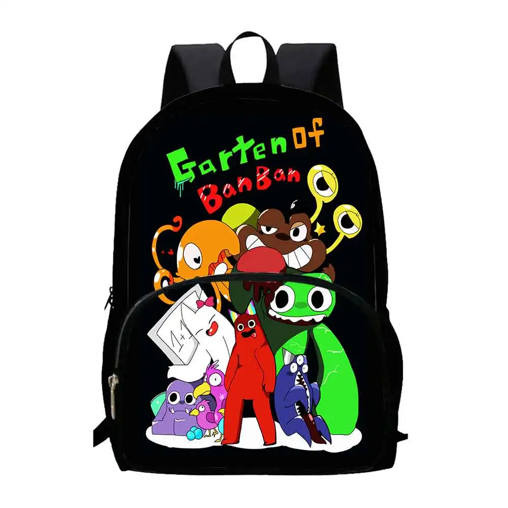 Garten Anime BanBan School Backpack for Grade 1-4,School Bags for Boys and Girls, Children Backpacks,Print Logo PleBag