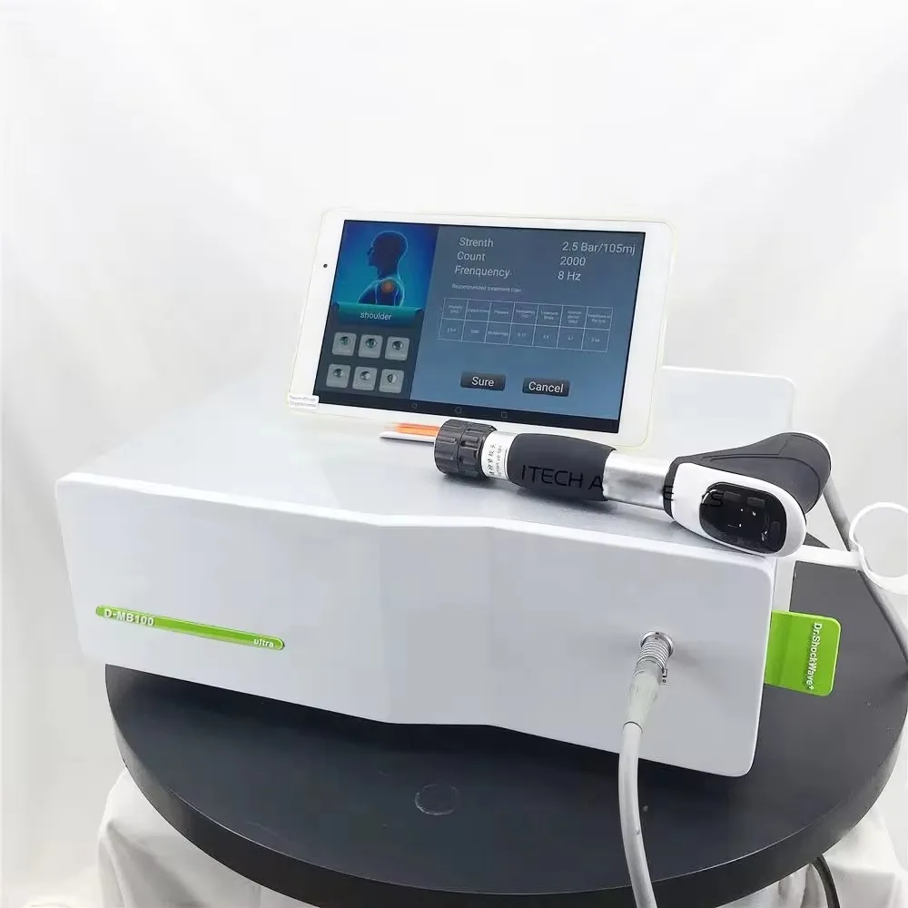 ESWT Portable Mb100 Pneumatic Shockwave Therapy Device Physiotherapy Equipment for Body Pain Relief And ED Physical Focus Shock
