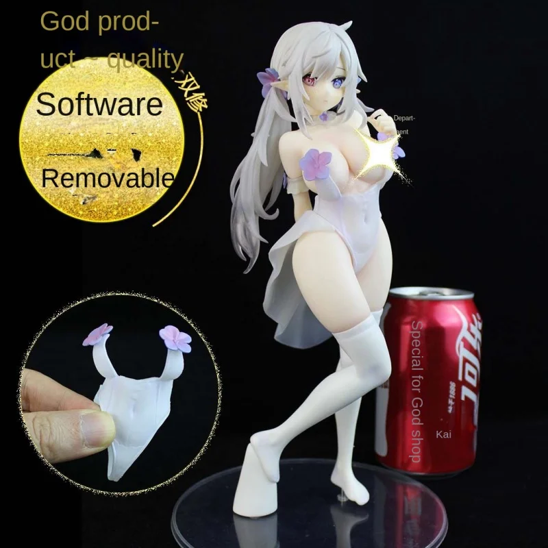 

Sexy Pretty Girl Soft Silicone Hand-Made Chassis Decoration Two-Dimensional Animation Figure Doll Decoration