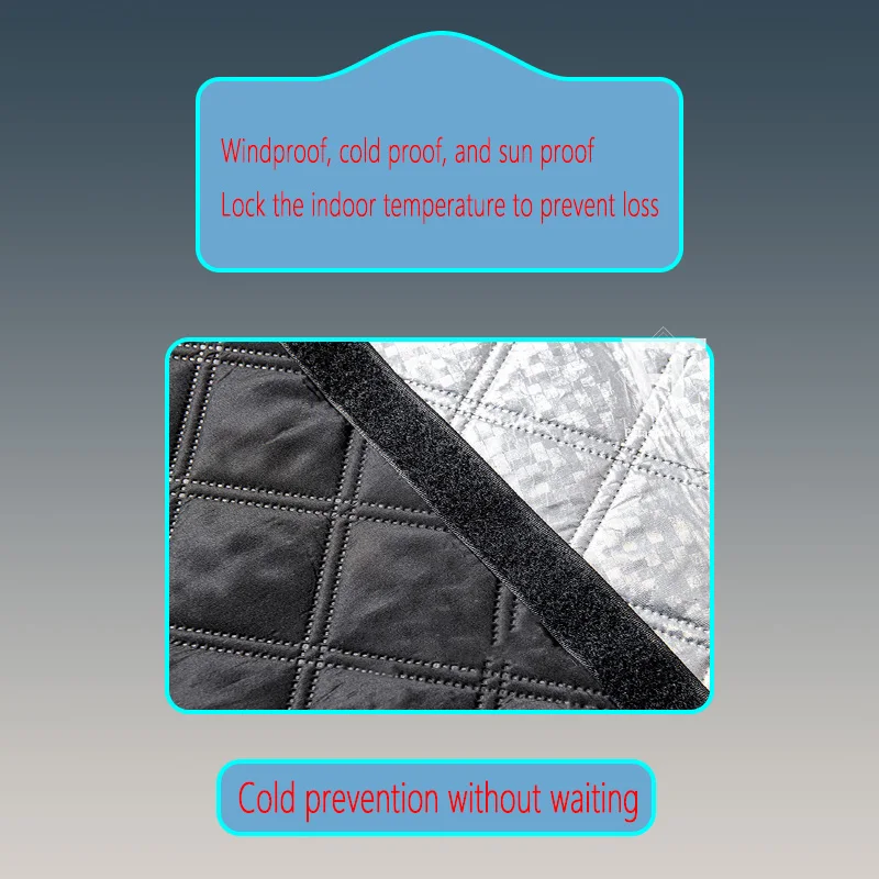 غشاء عازل من رقائق الألومنيوم للنافذة المنزلية، مضاد للأشعة فوق البنفسجية، مضاد للبرد، مقاوم للرياح، عازل للحرارة وستائر دافئة. #3