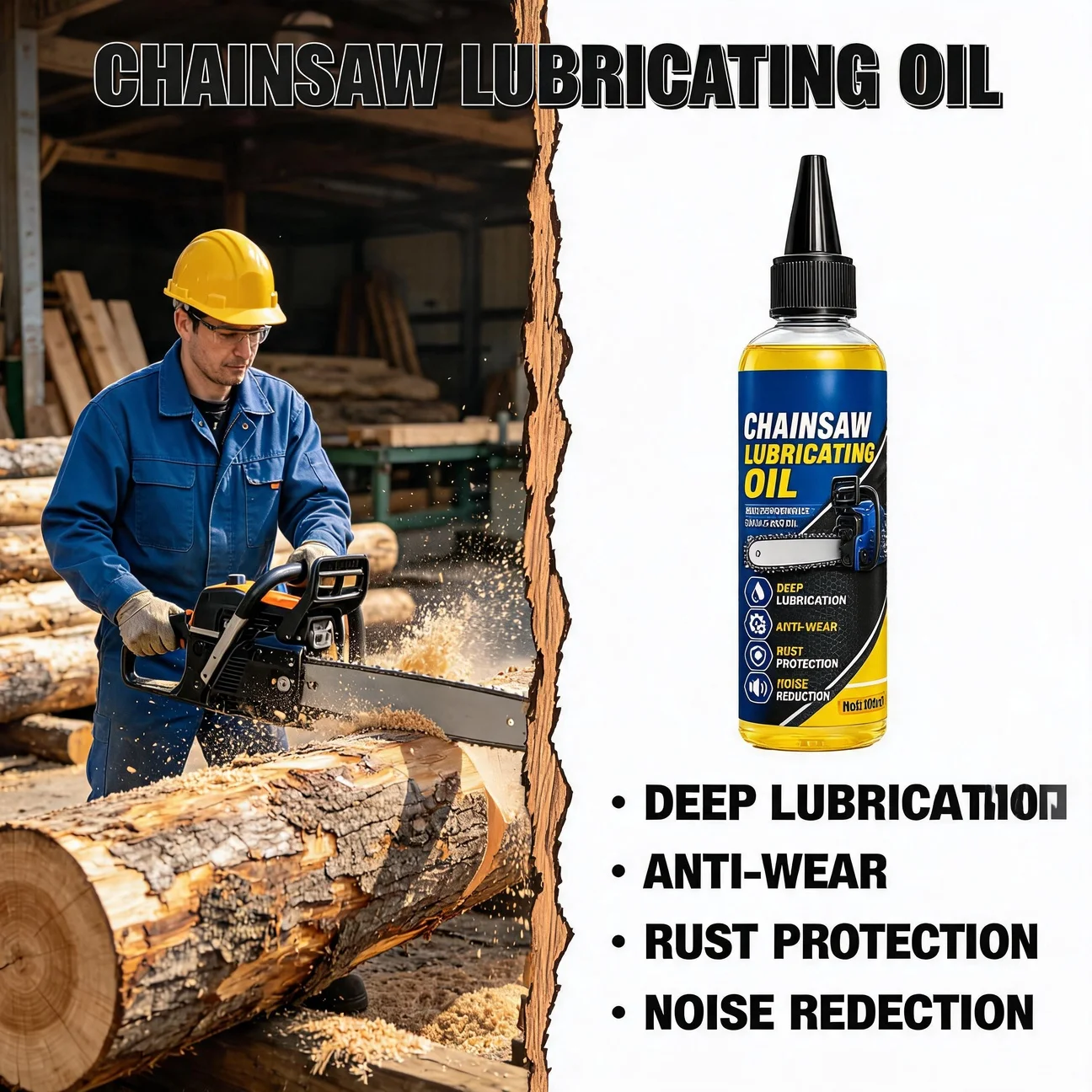 Hedge Trimmer Lubricant 100ml Chainsaw Lubricant Oil Motorcycle Bike Chain Lubricant Rust-Proof Deep Penetrating Lubricant