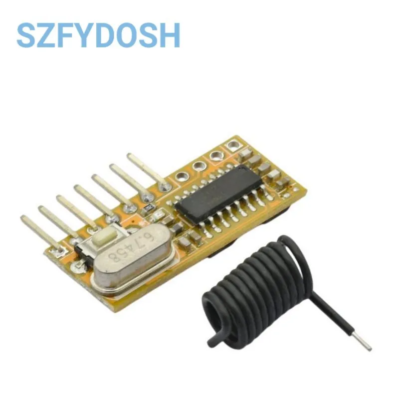 Learning RXC6 5V Wireless Remote Control Receiver Module 4 learning Superheterodyne Receivers 433MHz