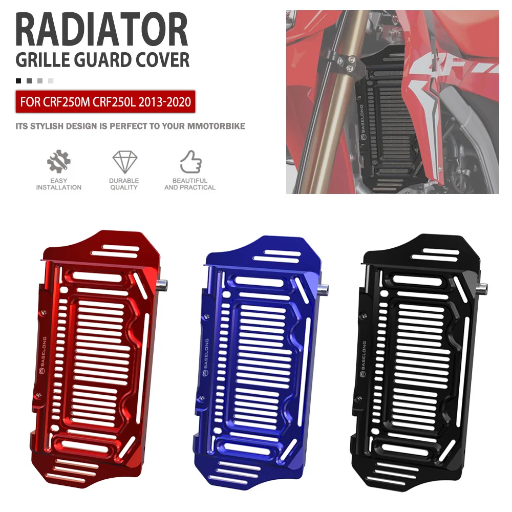 

Radiator Guard For Honda CRF250M CRF250L 2013 2014 2015 2016 2017 2018 2019 2020 Motorcycle Radiator Grille Cover Protect Access