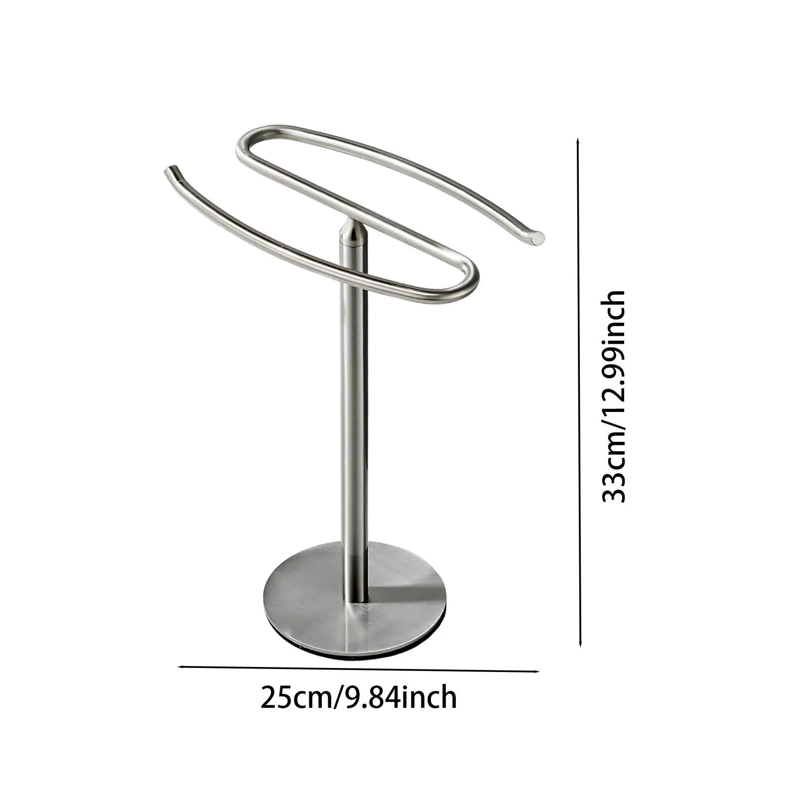 Hand Towel Rack with Base for Jewelry And Accessories Display
