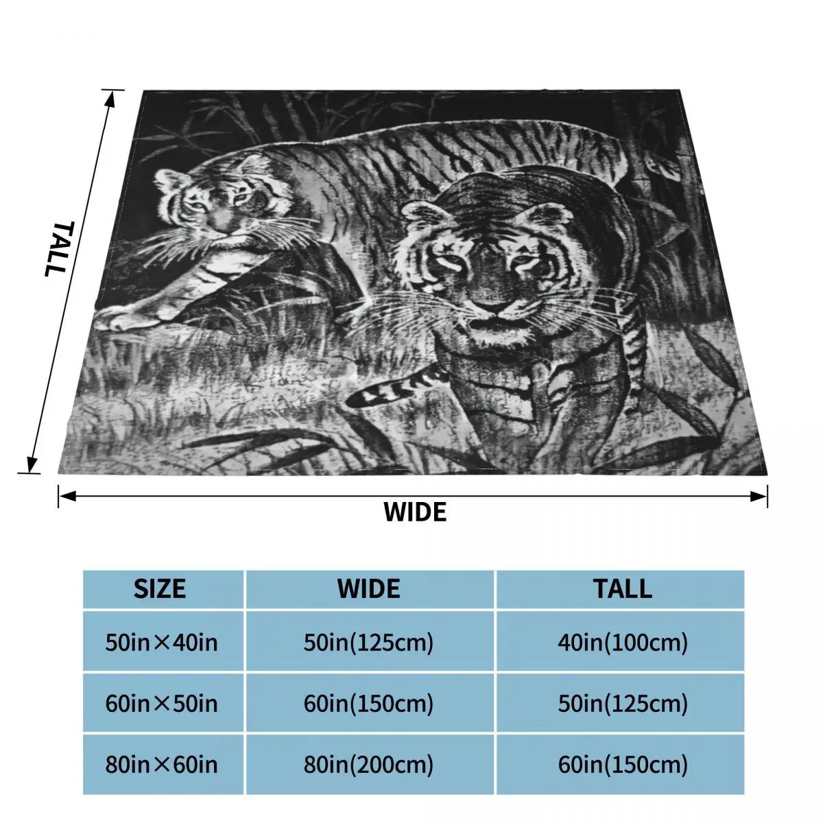 Cobija De Tigre Mexican Tiger Meme Blanket Velvet Textile Decor Breathable Soft Throw Blankets for Bed Car Plush Thin Quilt