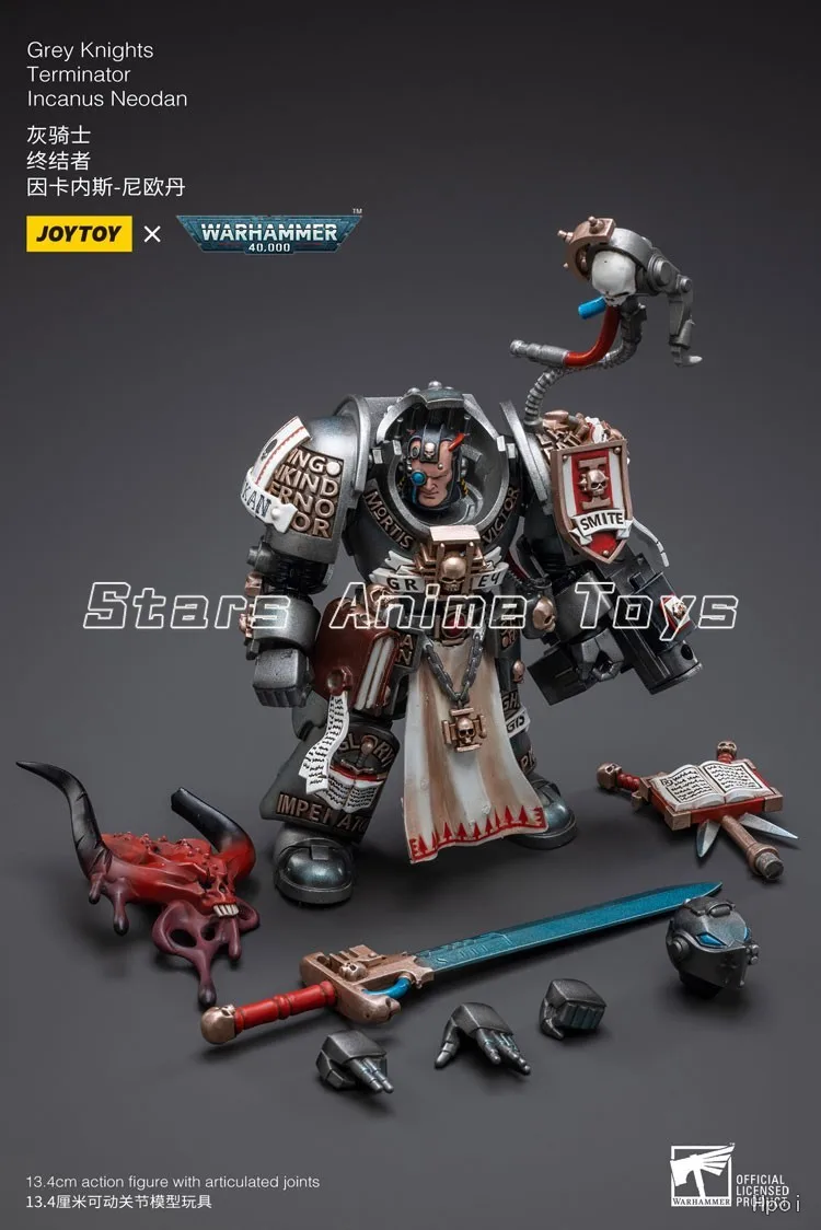JOYTOY 1/18 Action Fiqure Warhammer 40000 Grey Knights Terminator Incanus Neodan Model