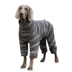 Large Dog Costume Winter Dog Clothes Schnauzer Border Collie Samoyed Husky Labrador Golden Retriever Dobermann Clothing Costume