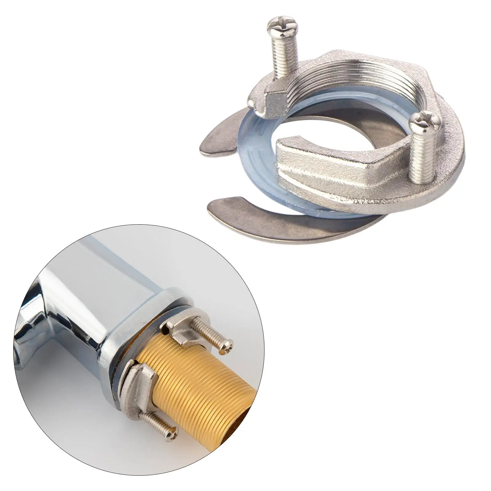 Universal Faucet Locknut Accessory Replacement C Shape Mounting Easy