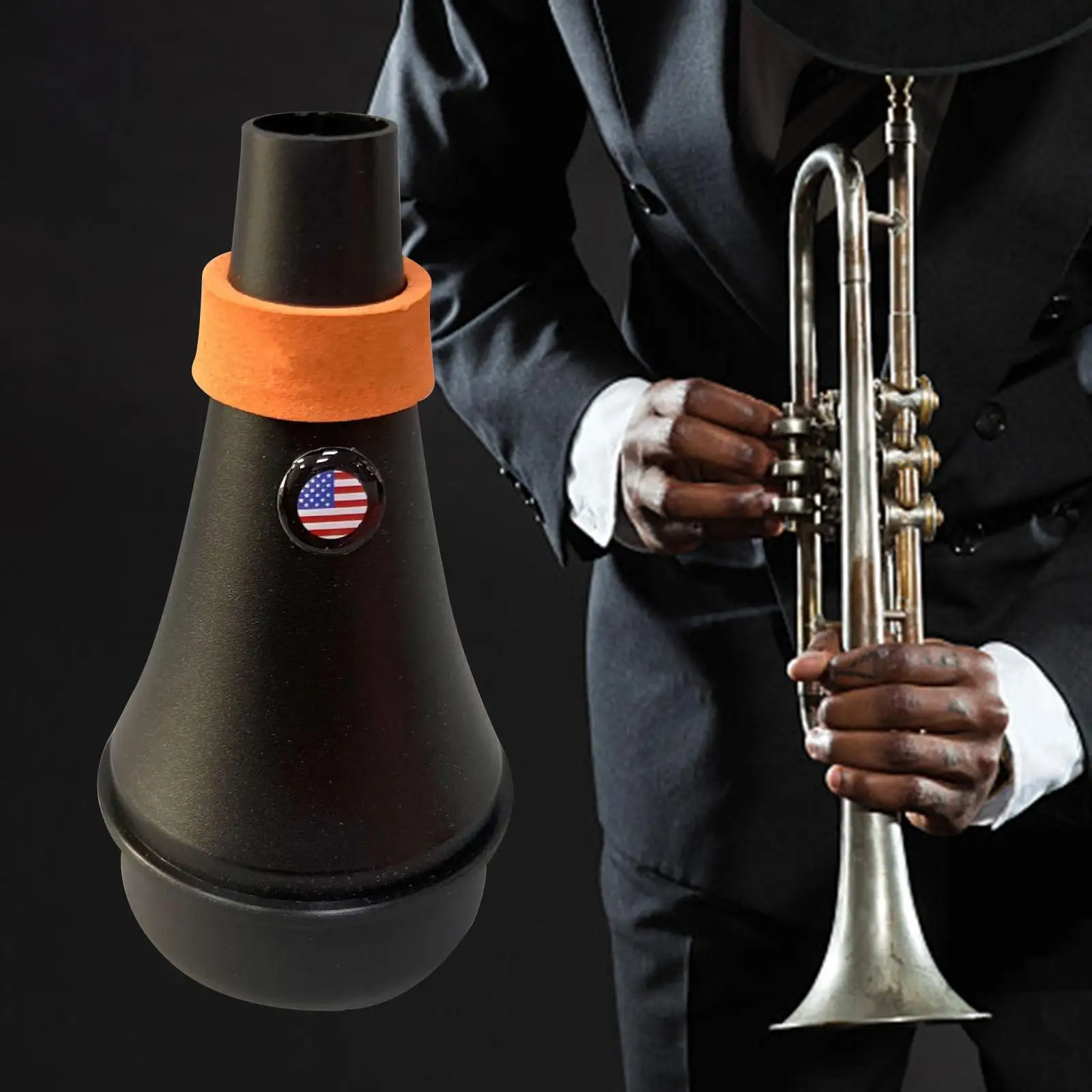 Universal Trumpet Straight Mute Noise Reducer Trumpet Sordine Practice Slience Trumpet Mute Silencer for Accessories Beginners