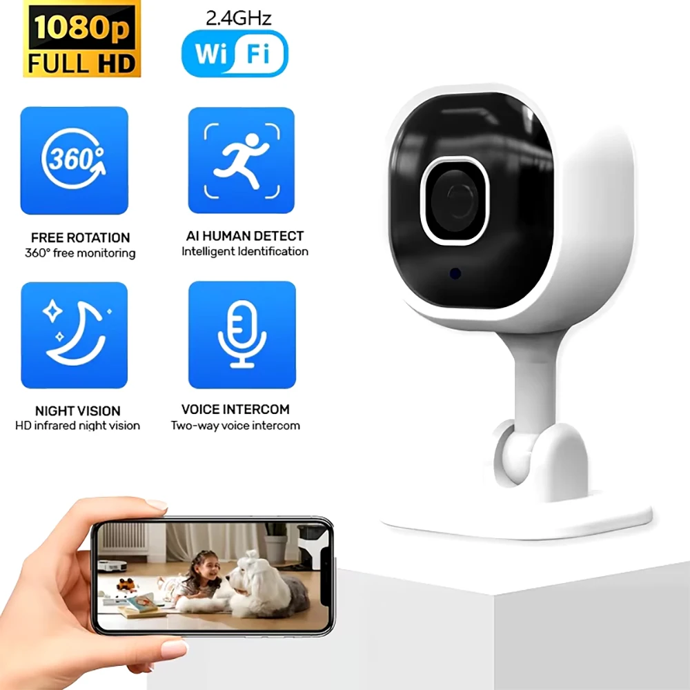

A3 домашняя камера безопасности Wi-Fi IP-камера 1080P камера наблюдения ночного видения аудио камера видеонаблюдения автоматическое отслеживание безопасности радионяня