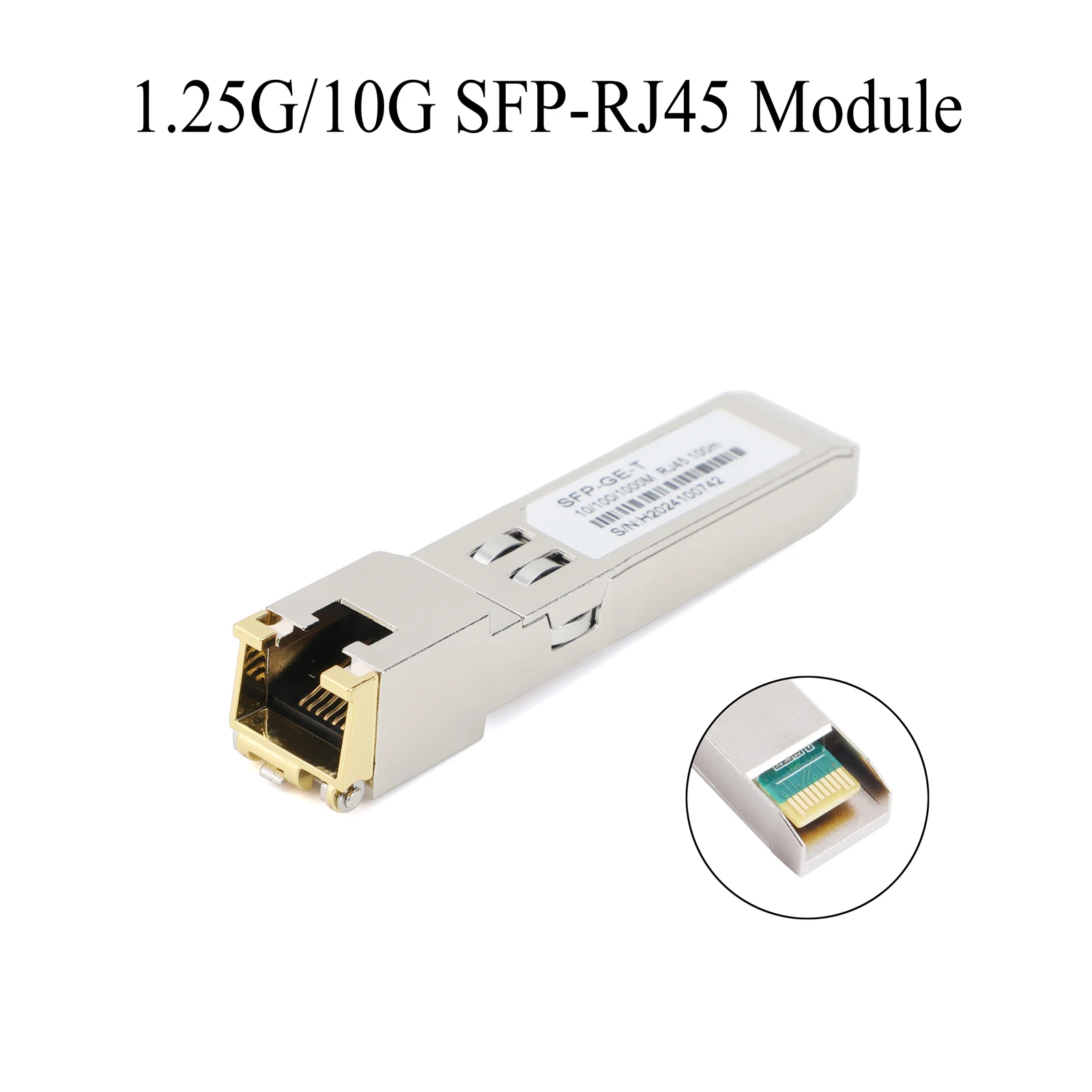 기가비트 RJ45 SFP 모듈 10M/100M/1000M 적응형 1000Mbps 1.25G 10G 트랜시버 모듈 시스코/미크로틱 이더넷 스위치용