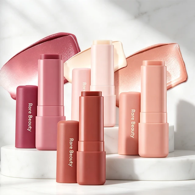 Rare Beauty Nouveau Baume à Lèvres Hydratant Longue Durée Effet Repulpant Rouge à Lèvres Brillant Maquillage Blush Liquide Doux Effet Pinch Cosmétique 1